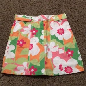 Vintage Gymboree Spring Fun floral skort Sz 7